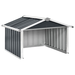 vidaXL Garden Shed | Anthracite | Galvanised steel | Medium | Durable 2