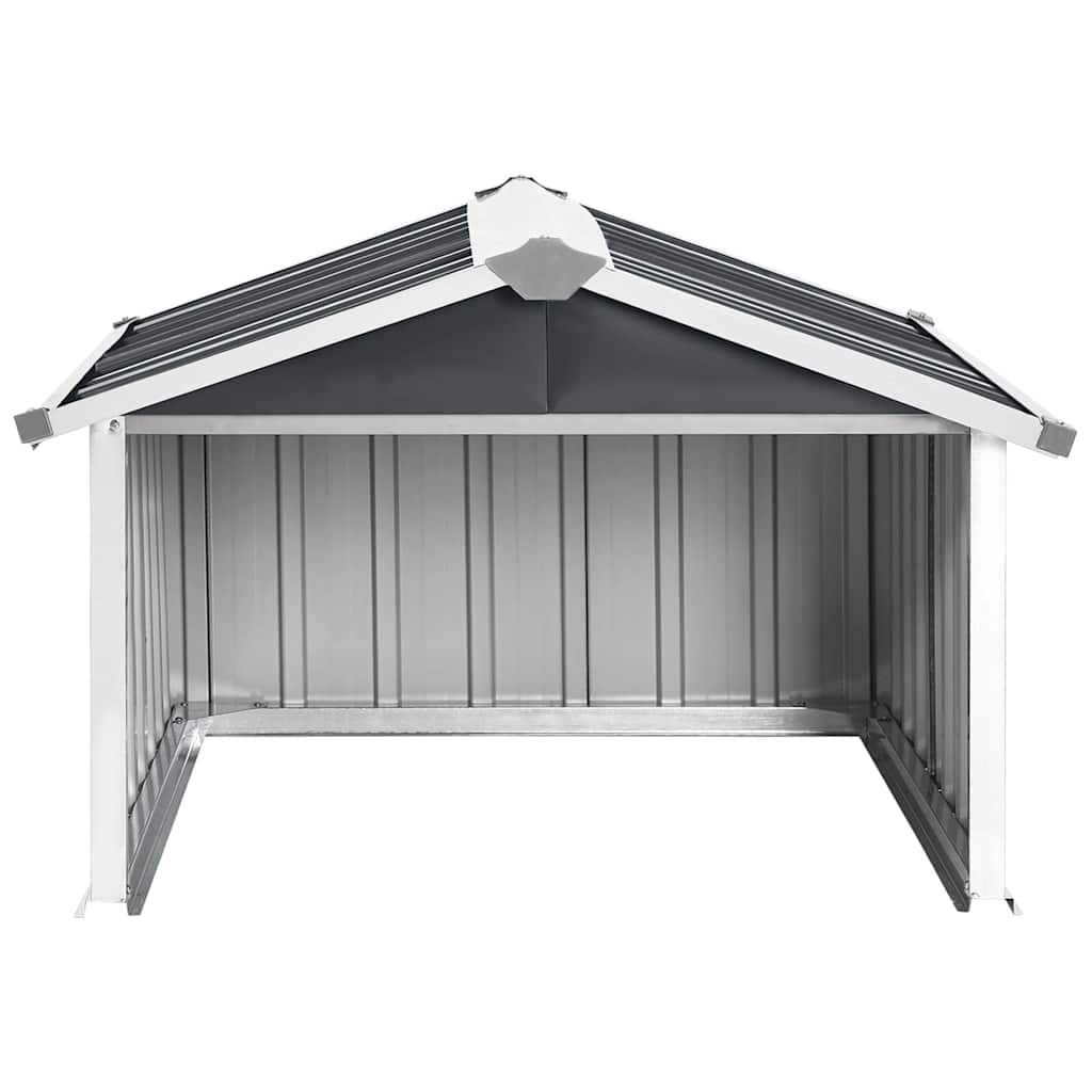 vidaXL Garden Shed | Anthracite | Galvanised steel | Medium | Durable 3