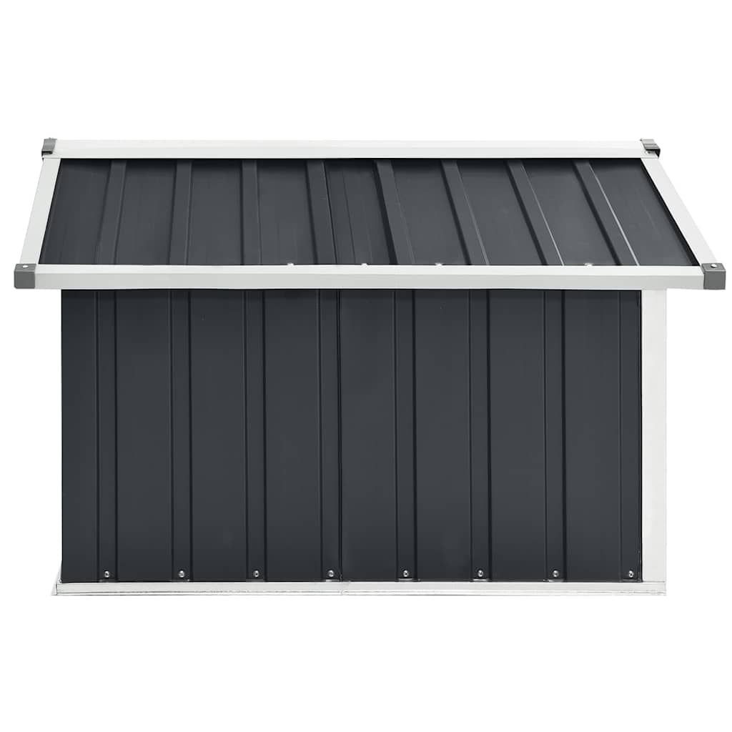 vidaXL Garden Shed | Anthracite | Galvanised steel | Medium | Durable 4