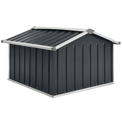 vidaXL Garden Shed | Anthracite | Galvanised steel | Medium | Durable 5