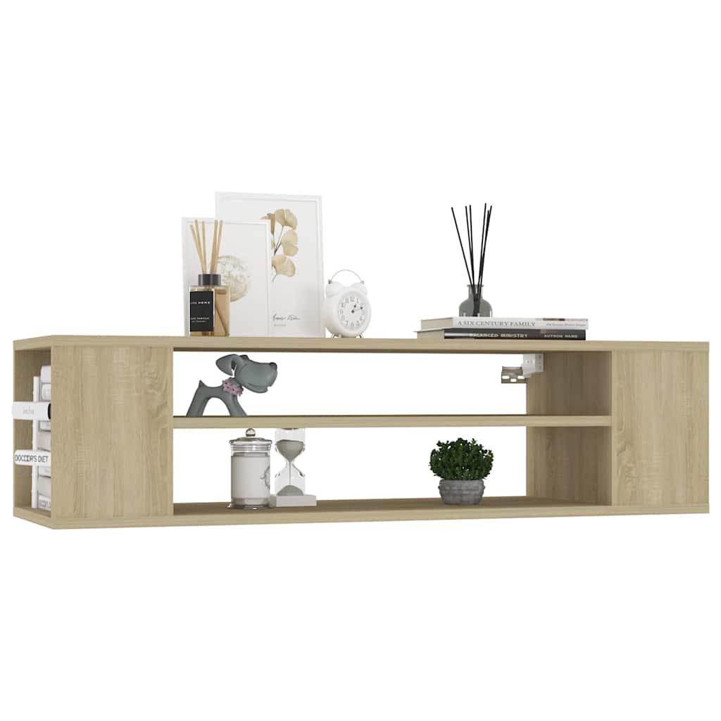 vidaXL TV Cabinet | Sonoma Oak | Engineered Wood | Standard | TV Cabinet 3