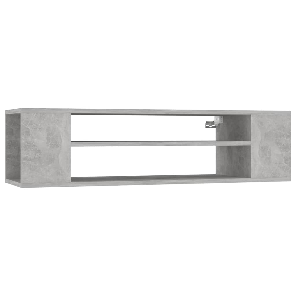 vidaXL TV Cabinet | Concrete Grey | Engineered Wood | Medium | TV Cabinet 2