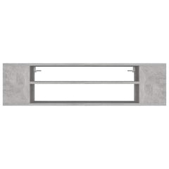 vidaXL TV Cabinet | Concrete Grey | Engineered Wood | Medium | TV Cabinet 4
