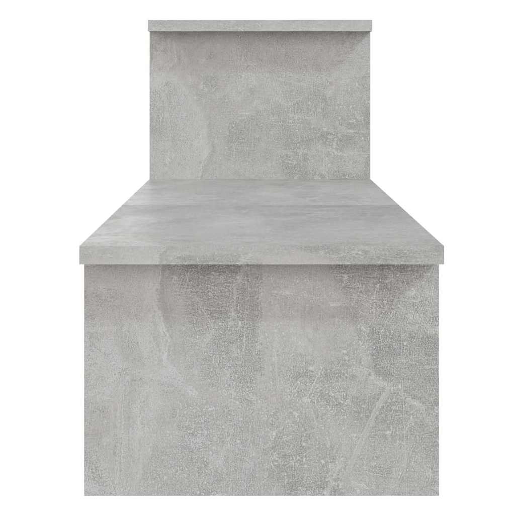 vidaXL TV Cabinet | Concrete grey | Engineered wood | Adjustable Length 6