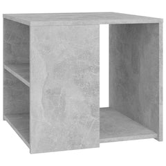 806386 vidaXL Side Table Concrete Grey 50x50x45 cm Engineered Wood 2