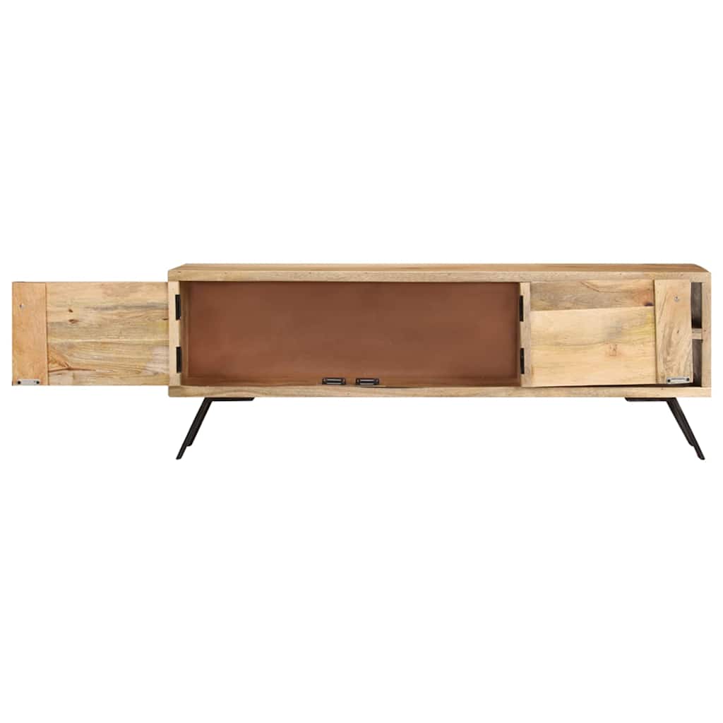 vidaXL TV Cabinet 110x30x40 cm Solid Mango Wood 5