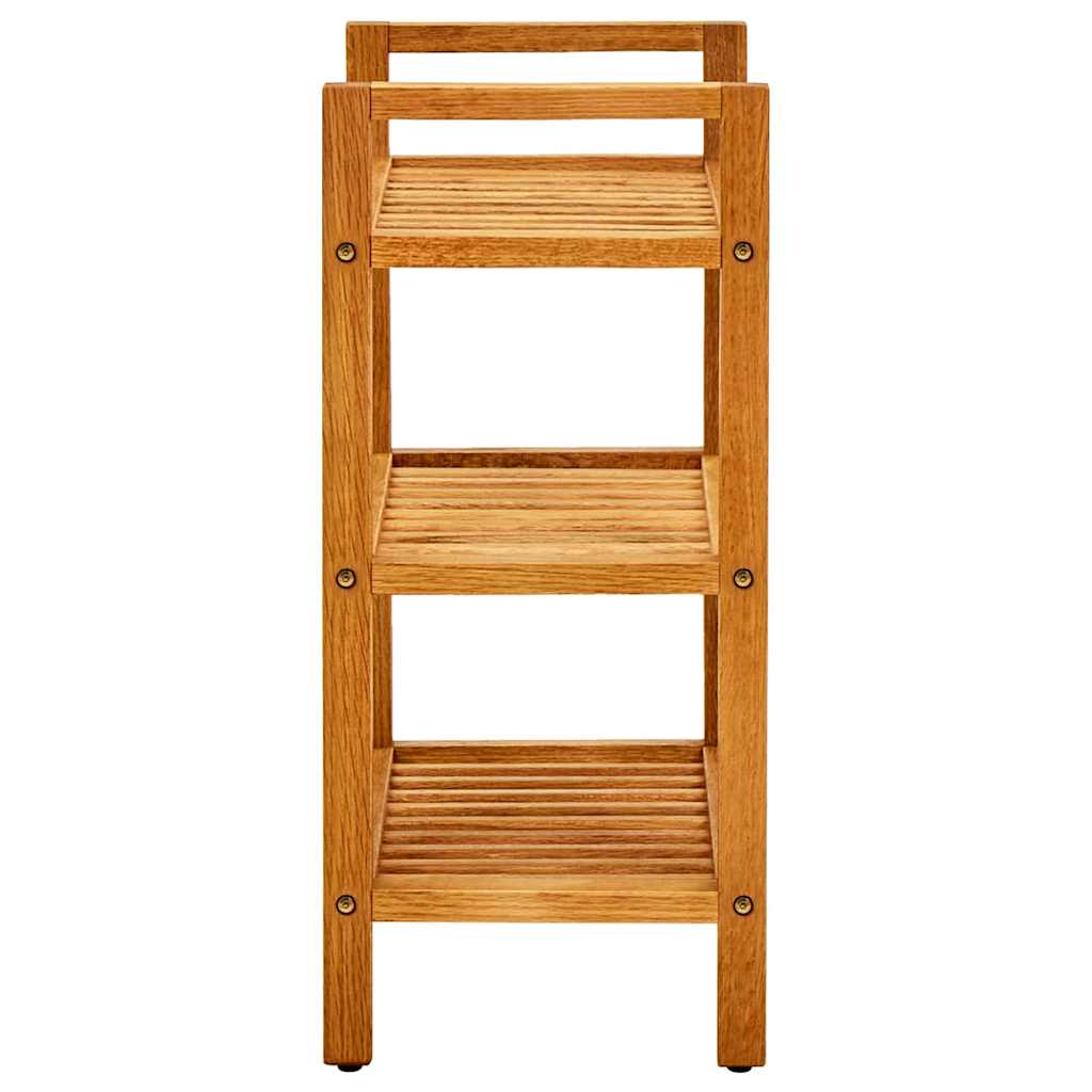 vidaXL Shoe Rack | Solid Oak | Solid Oak Wood | Medium | Shoe Rack | Rectangular 3