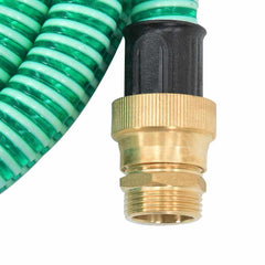 vidaXL Suction Hose | Green | PVC, brass | Standard | Durable | Suction Hose 5