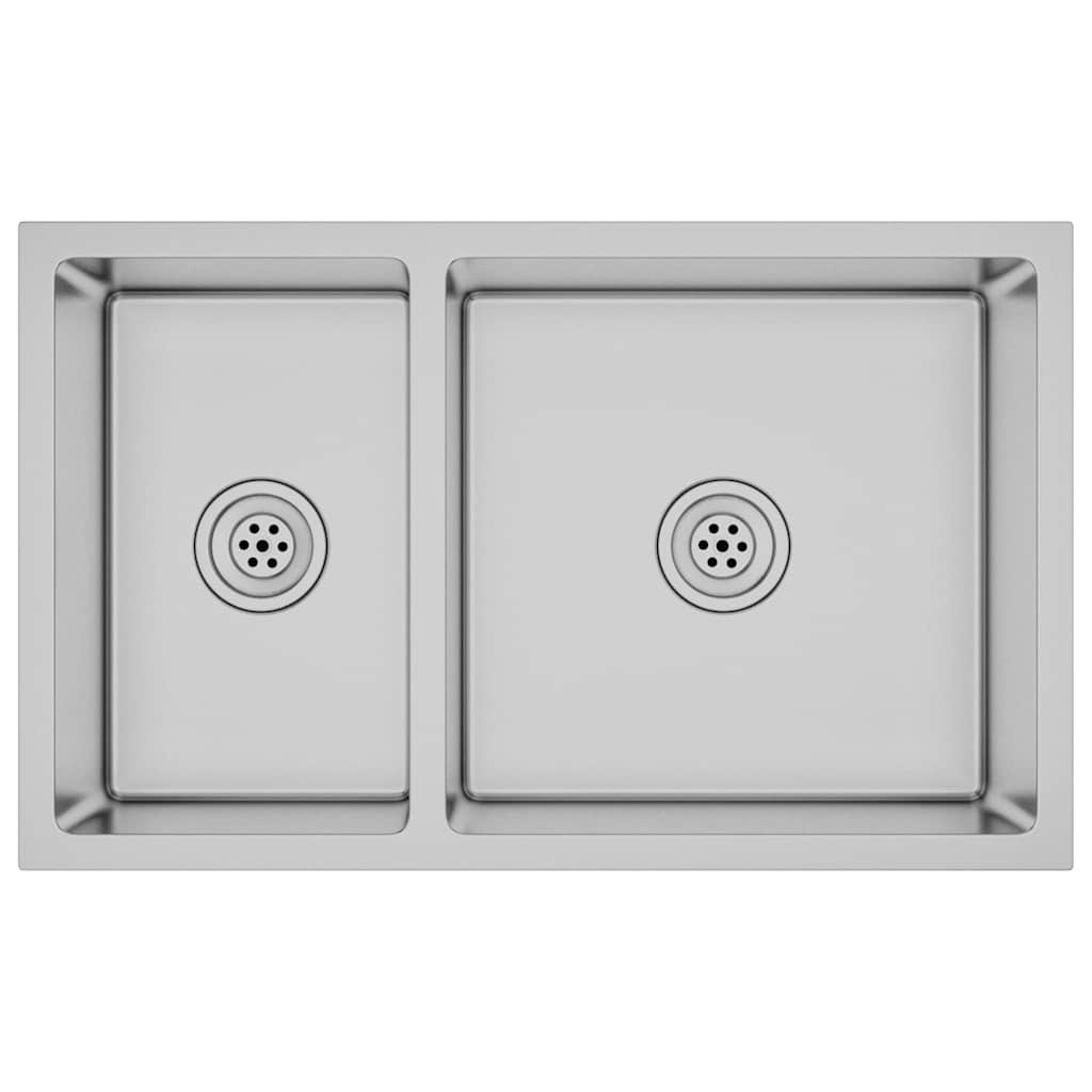 Kitchen Sink Stainless Steel Silver