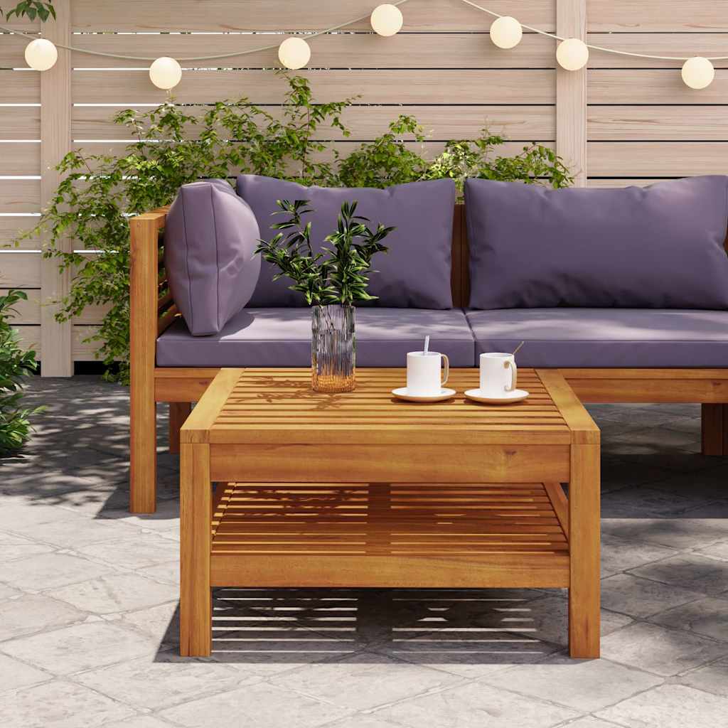316292 vidaXL Coffee Table 65x65x35 cm Solid Acacia Wood 1