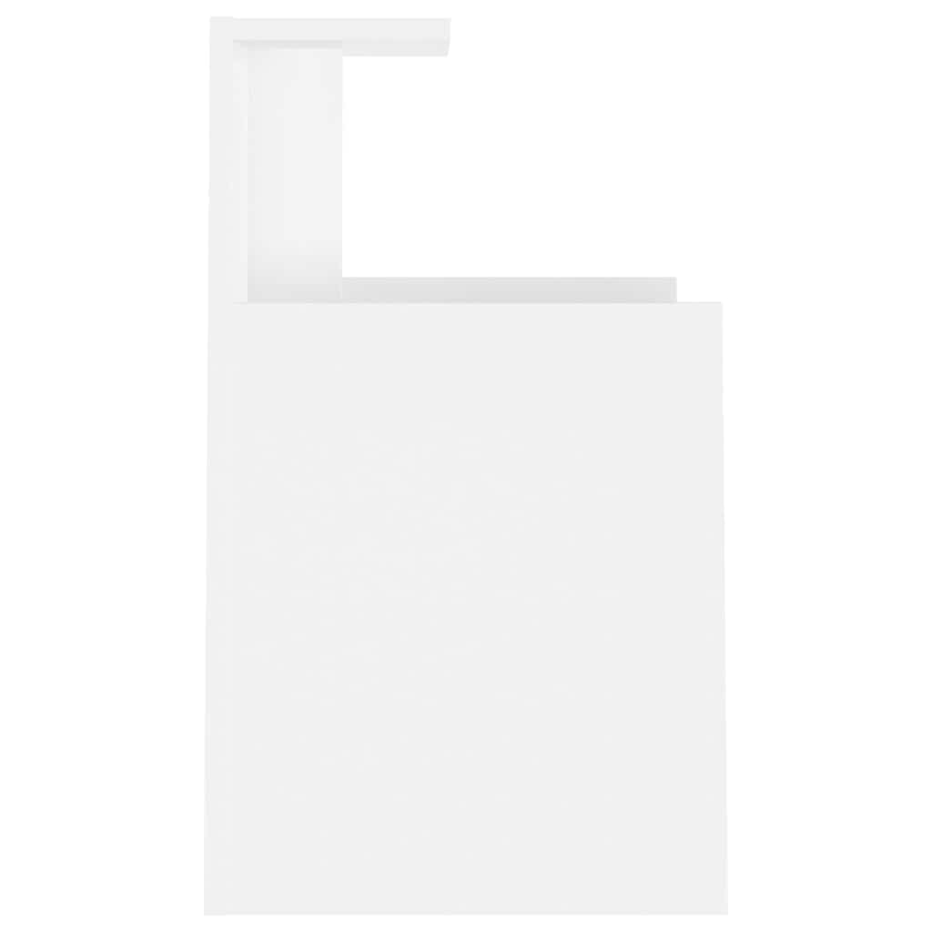 vidaXL Bed Cabinet | Set of 2 | White | Engineered wood | 40x35x60 cm 5