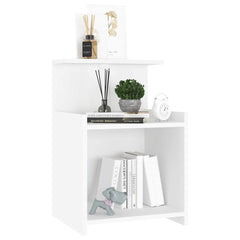 vidaXL Bed Cabinet | Set of 2 | White | Engineered wood | 40x35x60 cm 6
