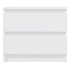 806194 vidaXL Bed Cabinets 2 pcs White 50x39x43,5 cm Engineered Wood 3