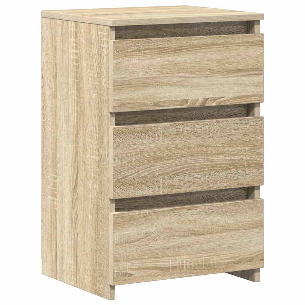 806218 vidaXL Bed Cabinets 2 pcs Sonoma Oak 40x35x62,5 cm Engineered Wood 3