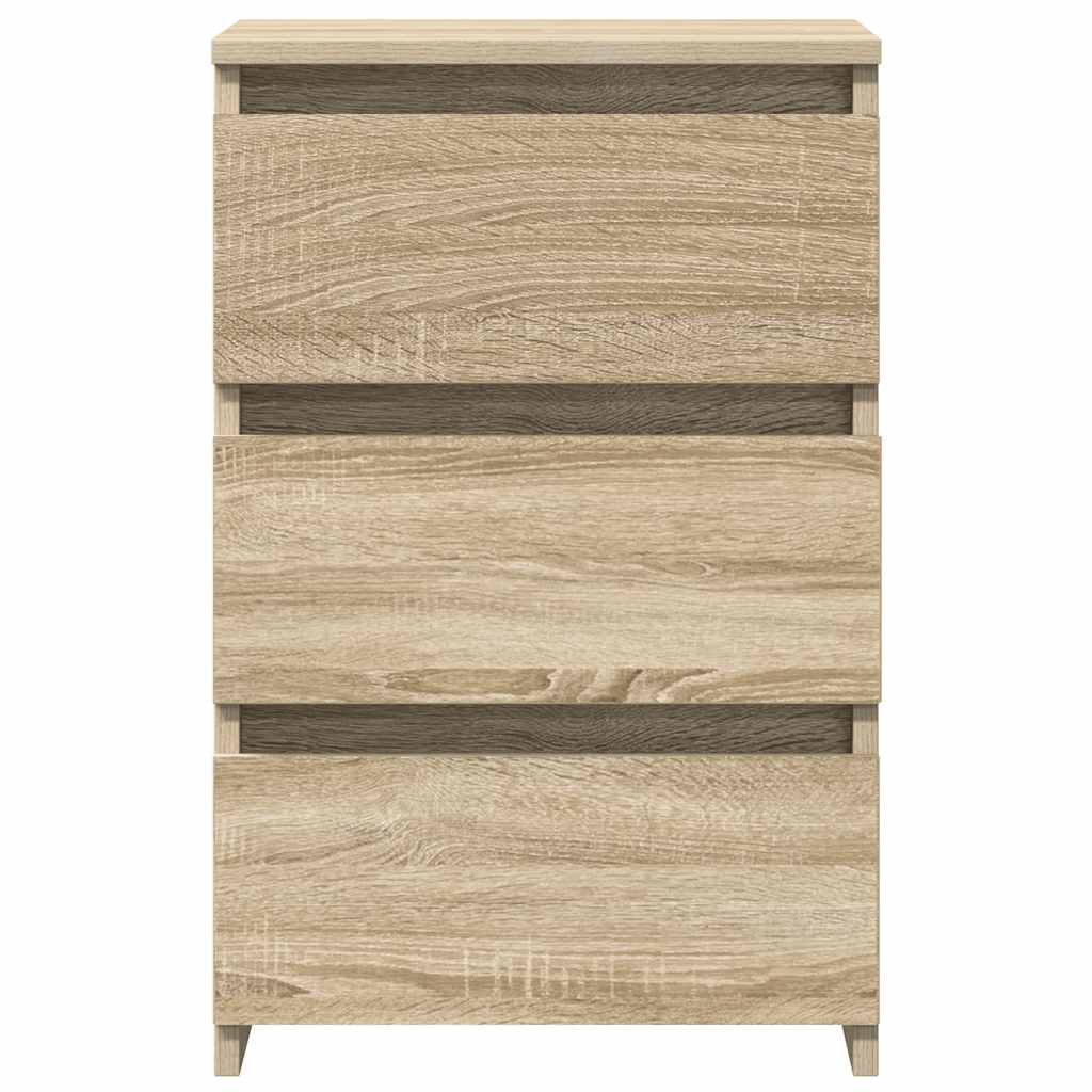 806218 vidaXL Bed Cabinets 2 pcs Sonoma Oak 40x35x62,5 cm Engineered Wood 4