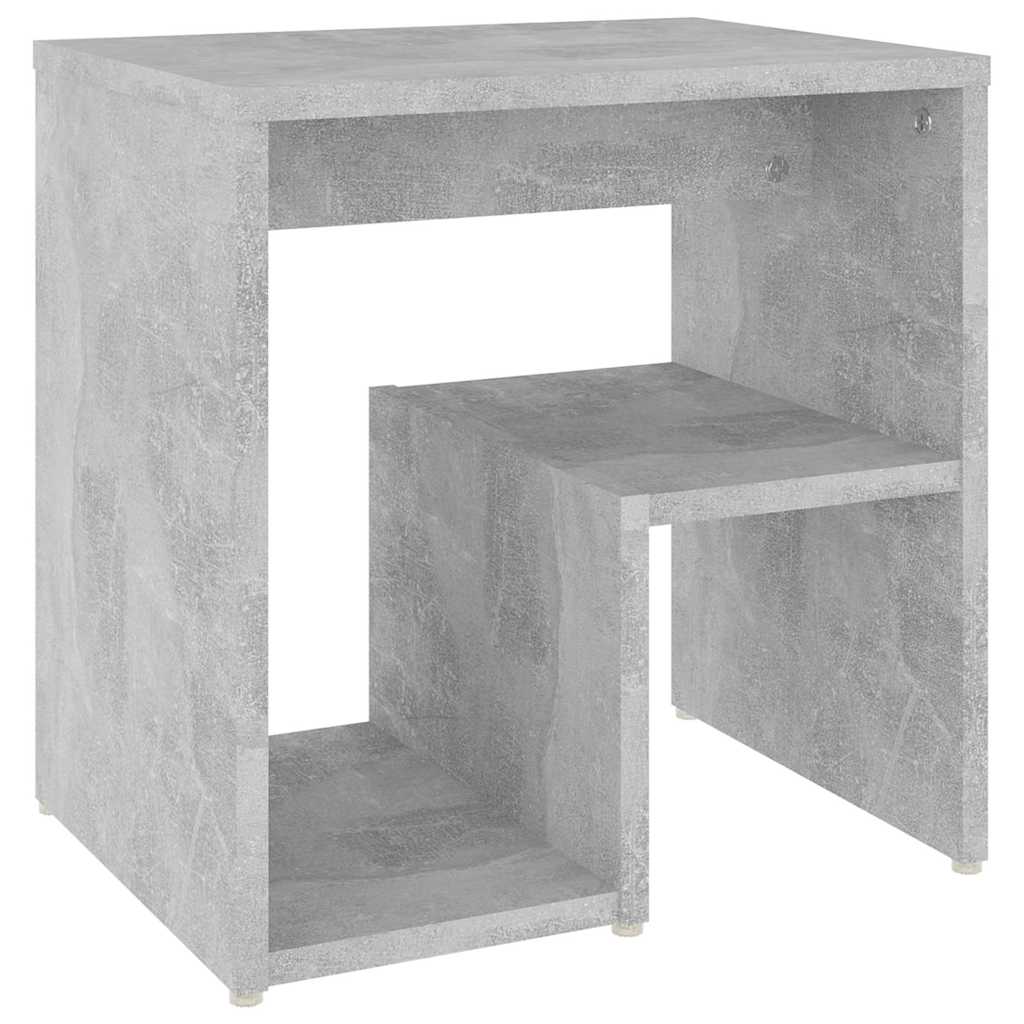 806337 vidaXL Bed Cabinets 2 pcs Concrete Grey 40x30x40 cm Engineered Wood 4
