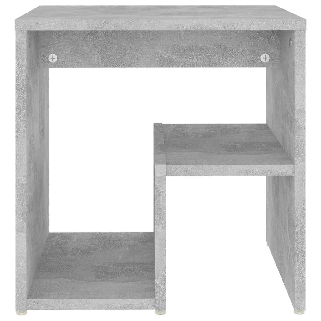 806337 vidaXL Bed Cabinets 2 pcs Concrete Grey 40x30x40 cm Engineered Wood 5