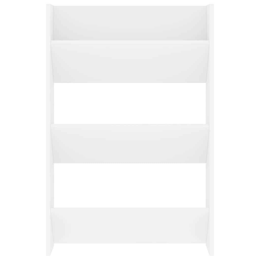 vidaXL Wall Shoe Cabinet White 60x18x90 cm Engineered Wood 5