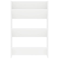 vidaXL Wall Shoe Cabinets 2 pcs White 60x18x90 cm Engineered Wood 6