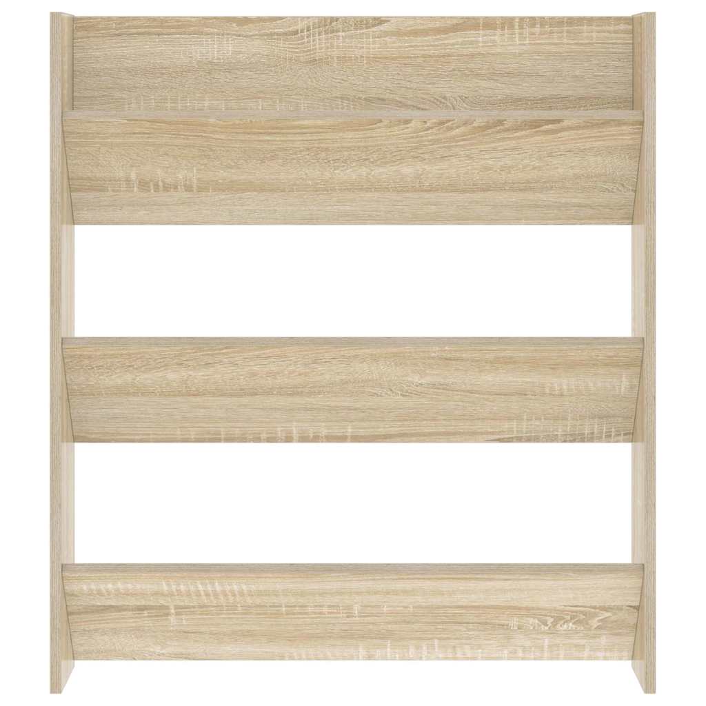 vidaXL Wall Shoe Cabinet | Sonoma oak | Engineered wood | Medium | Wall mounting 5
