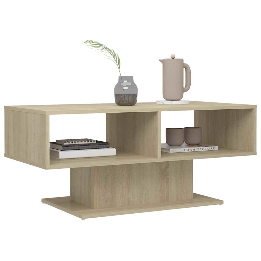 vidaXL Coffee Table | Sonoma Oak | Engineered Wood | Coffee Table | Rectangular 5