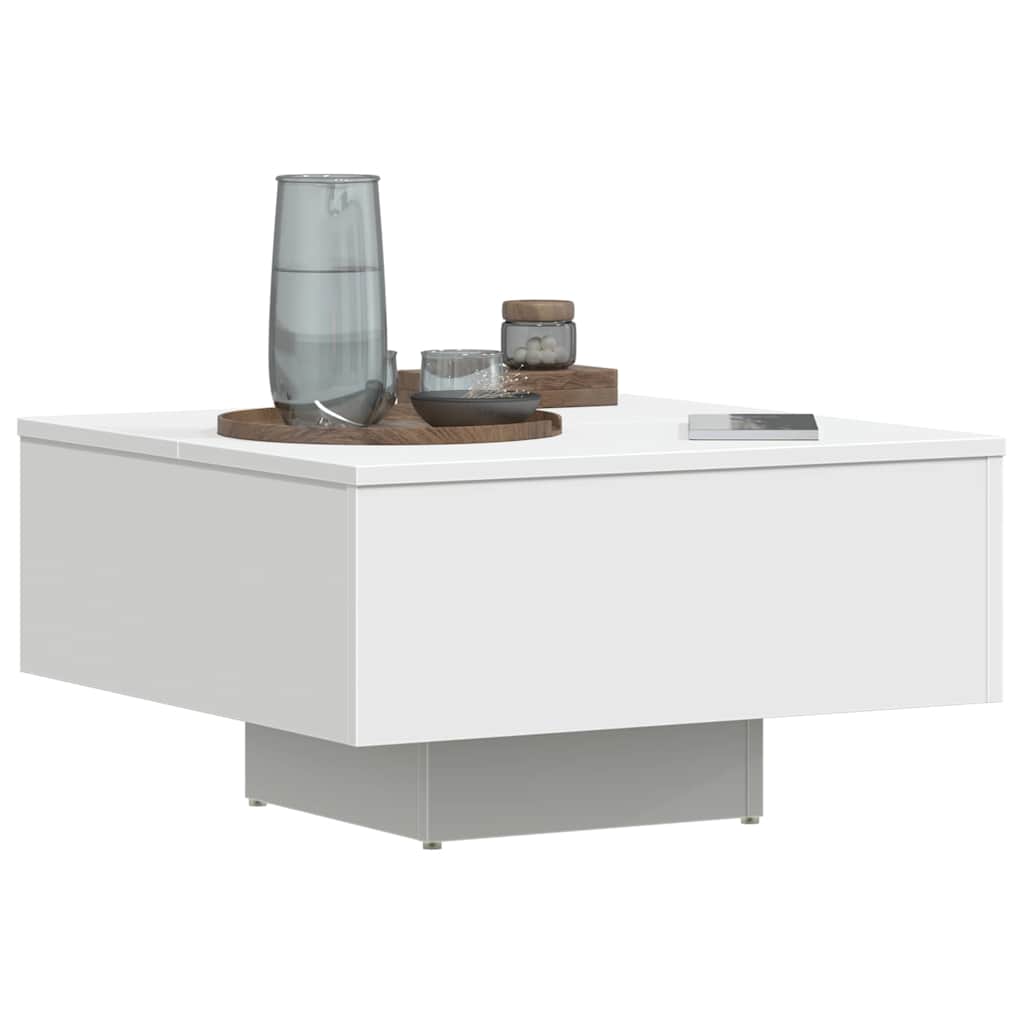 vidaXL Coffee Table | White | Engineered Wood | 60 cm x 60 cm x 31.5 cm 4