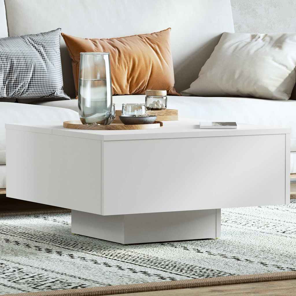 vidaXL Coffee Table | White | Engineered Wood | 60 cm x 60 cm x 31.5 cm 1