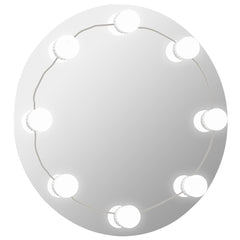 vidaXL Wall Mirror With Led Light | Silver | Glass, plastic | Medium 2