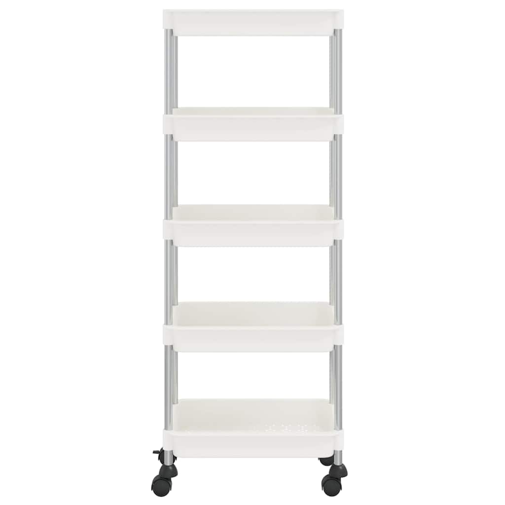 5-Tier Kitchen Trolley Iron and ABS