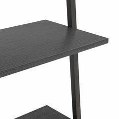 vidaXL Leaning Shelf | Black | Engineered wood, steel | 116 cm tall 6
