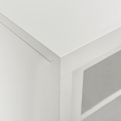 vidaXL Sliding Door Cabinet Light Grey 90x40x90 cm Steel 6
