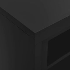 vidaXL Sliding Door Cabinet Anthracite 90x40x90 cm Steel 6