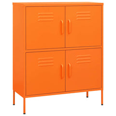 vidaXL Storage Cabinet Orange 80x35x101.5 cm Steel 2