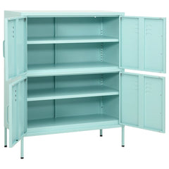 vidaXL Storage Cabinet Mint 80x35x101.5 cm Steel 6