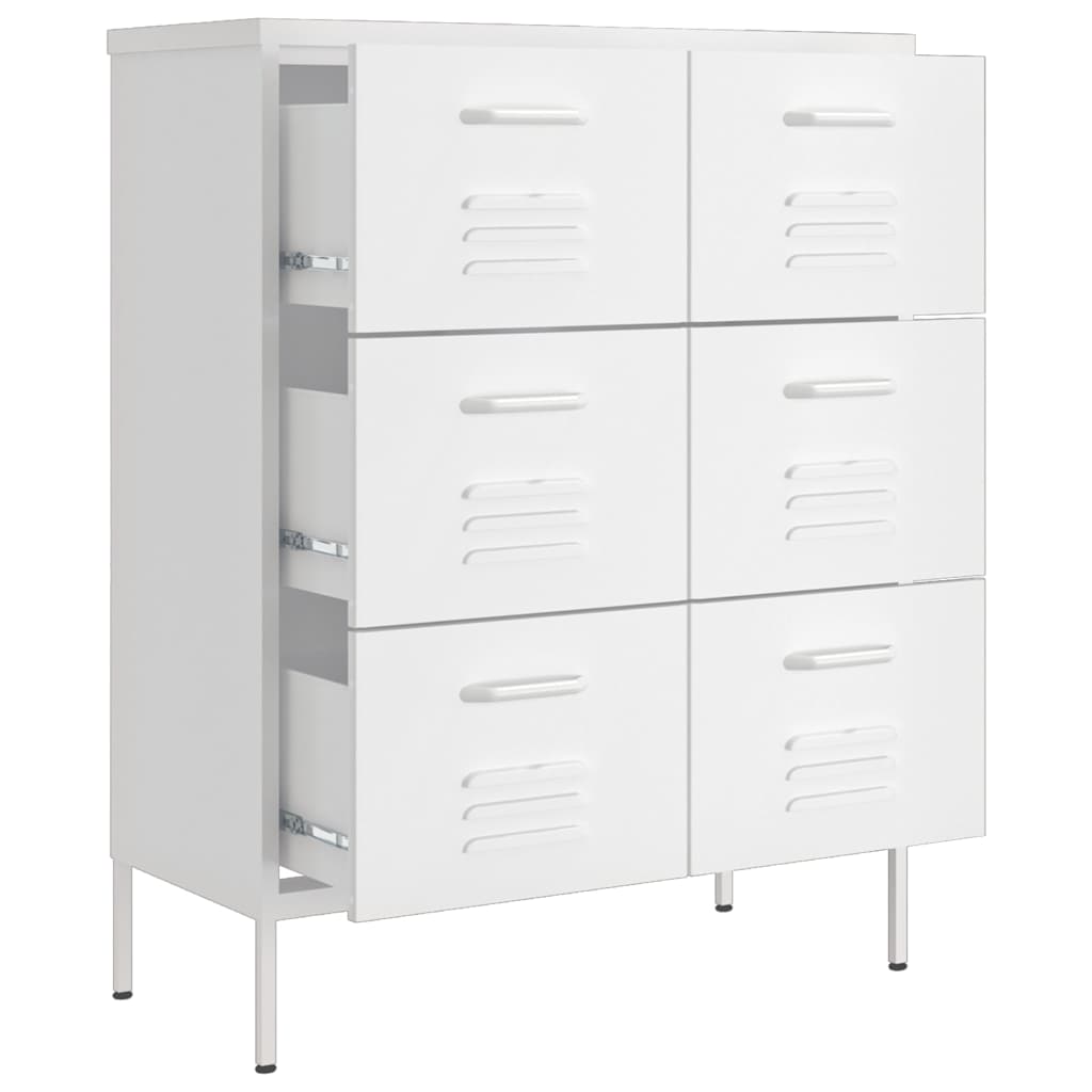 Drawer Cabinet White, image 6