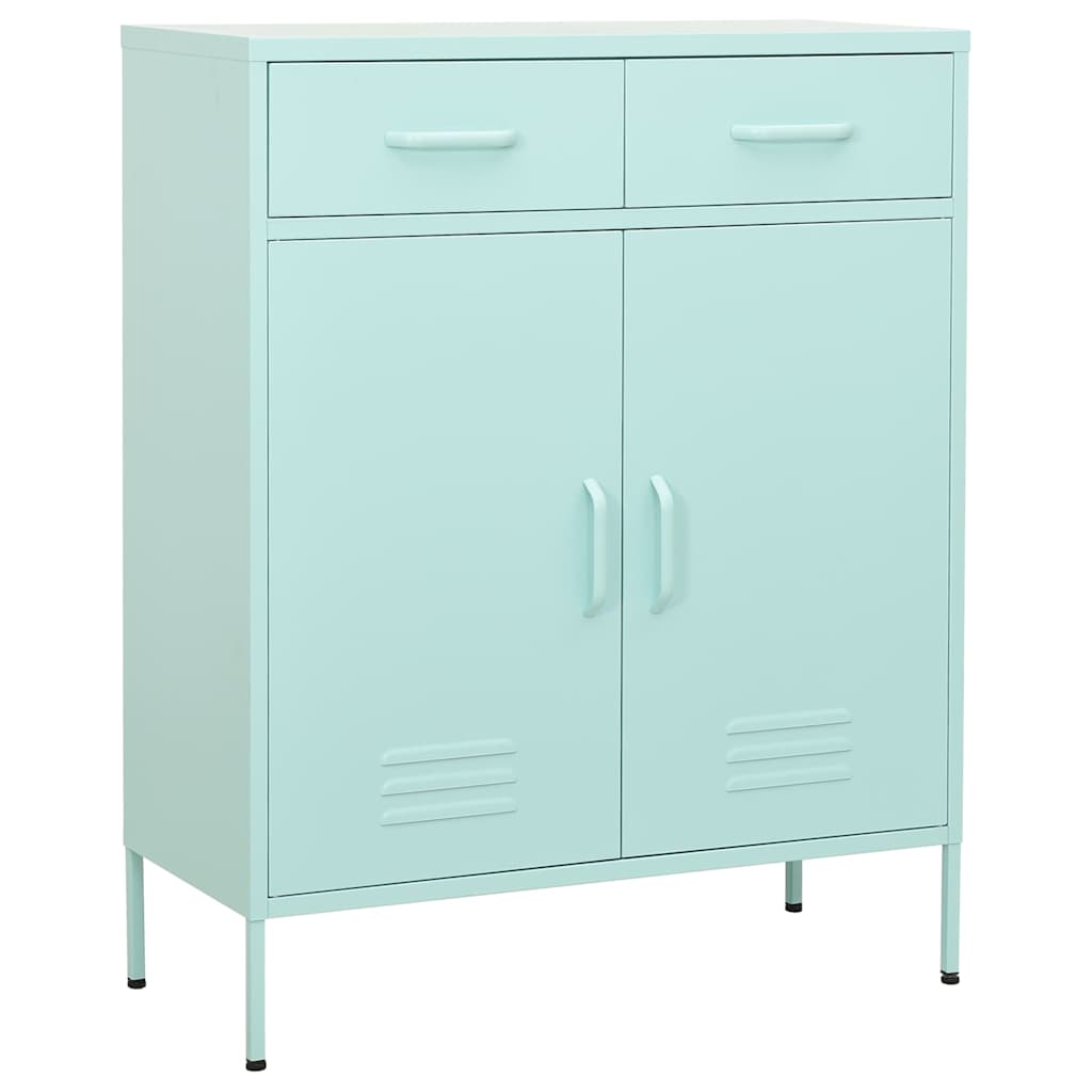 vidaXL Storage Cabinet Mint 80x35x101.5 cm Steel 1