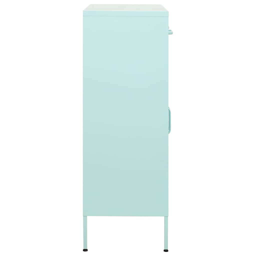 vidaXL Storage Cabinet Mint 80x35x101.5 cm Steel 3
