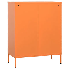 vidaXL Storage Cabinet Orange 80x35x101.5 cm Steel 5