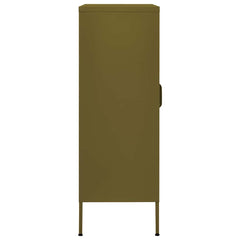 vidaXL Storage Cabinet Olive Green 80x35x101.5 cm Steel 5