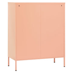 vidaXL Storage Cabinet Pink 80x35x101.5 cm Steel 6