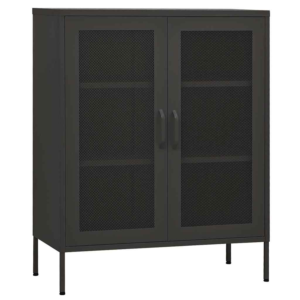 vidaXL Storage Cabinet Anthracite 80x35x101.5 cm Steel 2