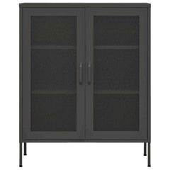 vidaXL Storage Cabinet Anthracite 80x35x101.5 cm Steel 3