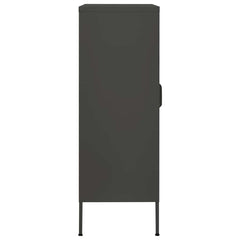 vidaXL Storage Cabinet Anthracite 80x35x101.5 cm Steel 5
