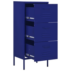 Storage Cabinet Navy Blue, image 6