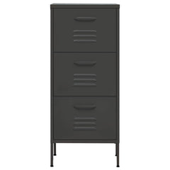 vidaXL Storage Cabinet Anthracite 42.5x35x101.5 cm Steel 3