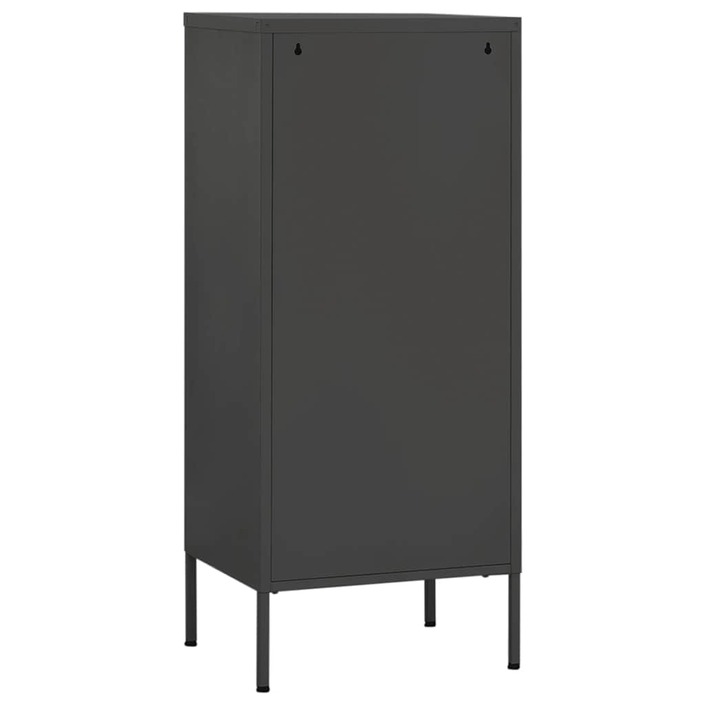 vidaXL Storage Cabinet Anthracite 42.5x35x101.5 cm Steel 5