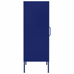 vidaXL Storage Cabinet Navy Blue 42.5x35x101.5 cm Steel 4