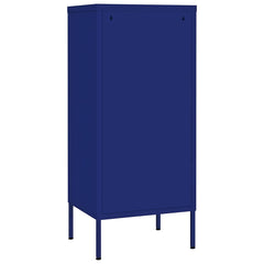 vidaXL Storage Cabinet Navy Blue 42.5x35x101.5 cm Steel 5