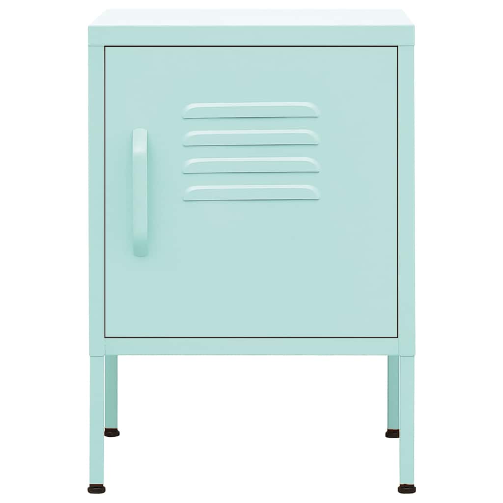 vidaXL Nightstand Mint 35x35x51 cm Steel 3