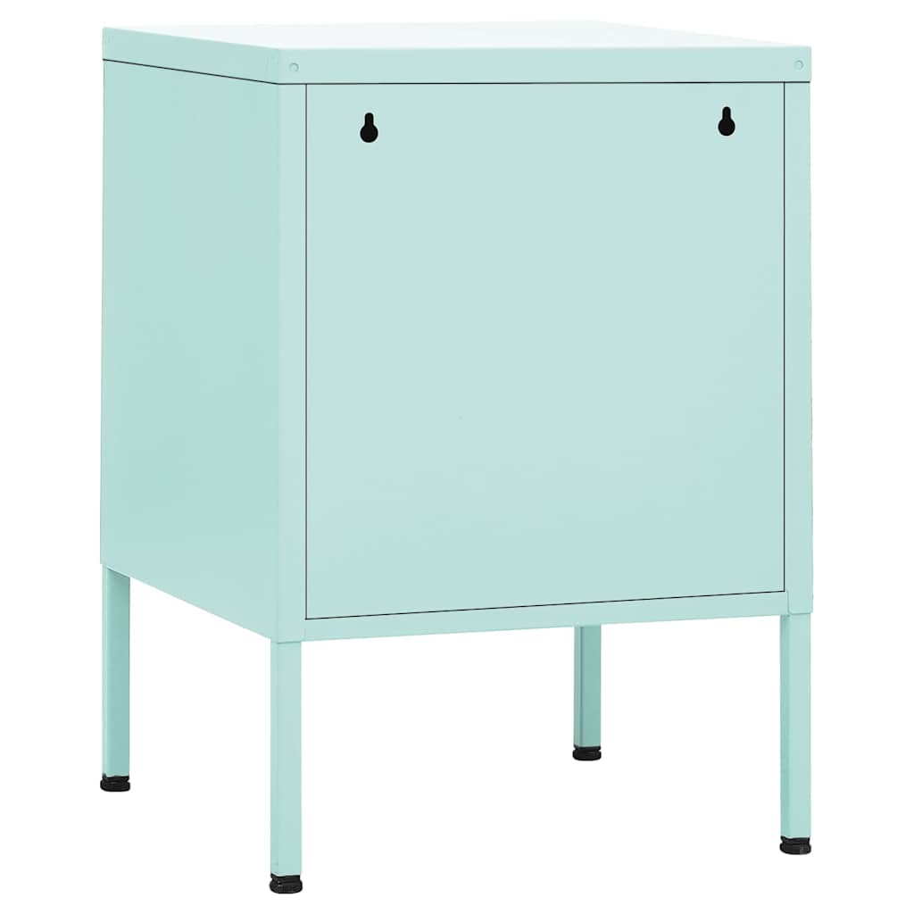 vidaXL Nightstand Mint 35x35x51 cm Steel 5